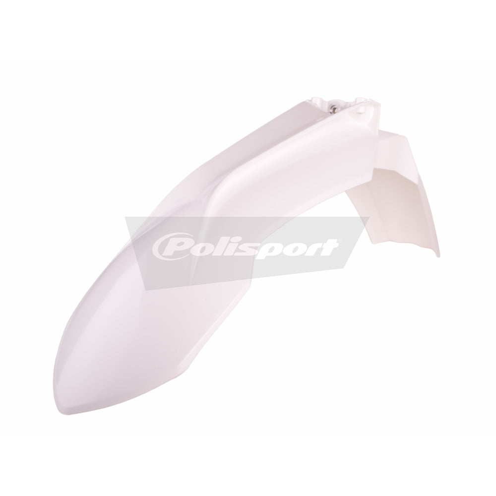 Polisport Plastic White Front Fender For KTM XC-F 450 2013-2015 Motocross Enduro